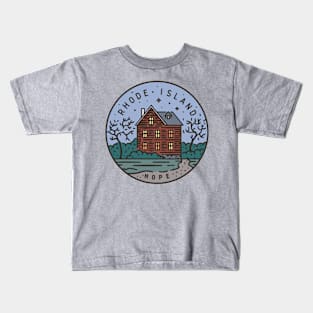 Rhode island love Kids T-Shirt